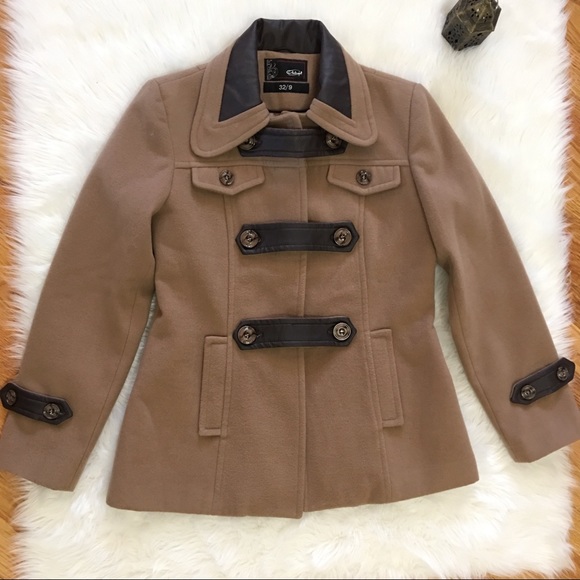 Jackets & Blazers - Tan Pea Coat Size M